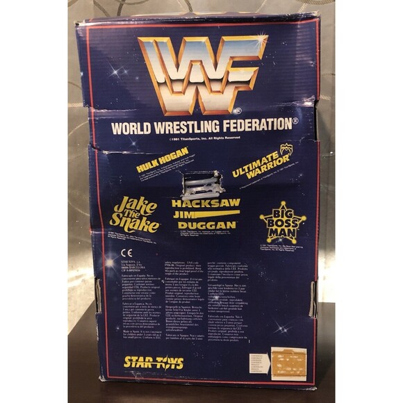 WWF Jake The Snake Roberts Star Toys Wrestling Superstar Figure Toy Vintage 15" - Picture 5 of 14